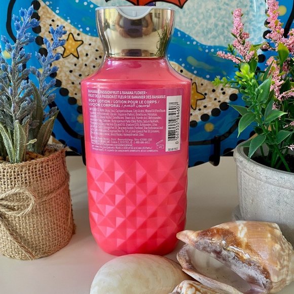 2/$16 Bahamas Passionfruit & Banana Flower Body Lotion Bath & Body Works New - Picture 4 of 4